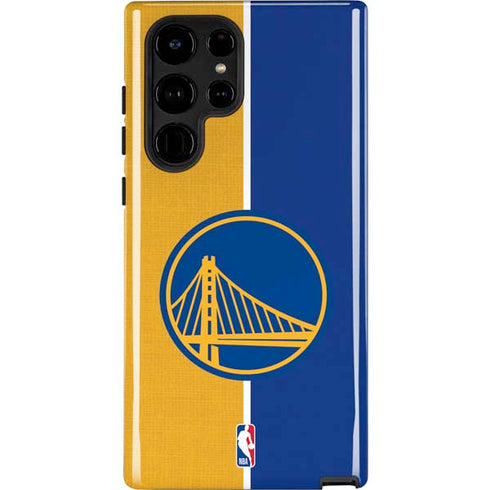 NBA Golden State Warriors Canvas Galaxy S25 Ultra Impact Case